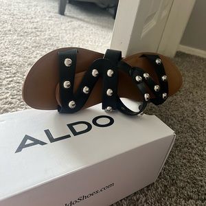 Aldo black sandals